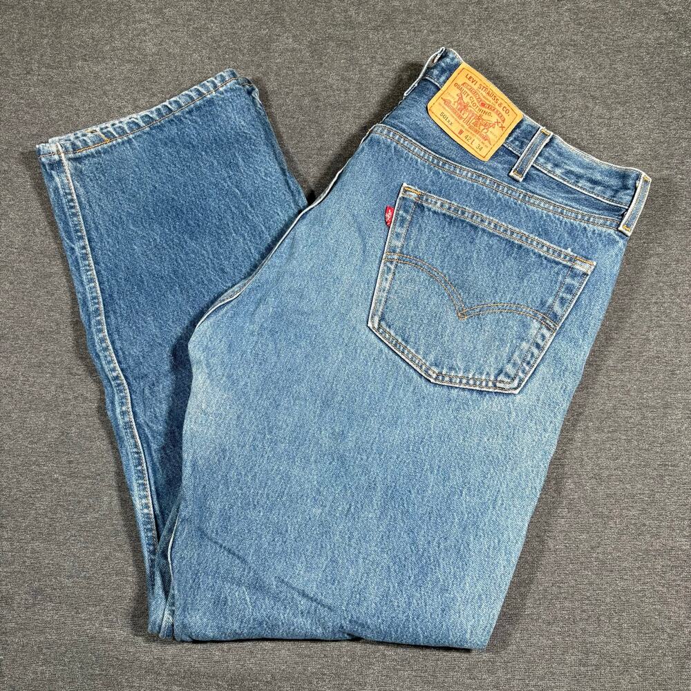 Men’s 501 XX 42x34 Straight leg Button Fly Denim Jeans Vintage fit